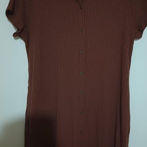 XL BROWN KNITTED DRESS